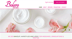 Desktop Screenshot of bolerobeauty.ca